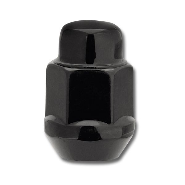 14MM Black Bulge Duplex Nut 1709DBK 25/Box - Storage